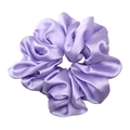 Elegante coletero de satén púrpura con brillo sedoso y alta elasticidad para mujer - Morado