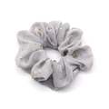 Elastico in chiffon grigio con stelle dorate e pois in stile coreano minimalista - Grigio (RT-307-C)
