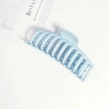 Detail of 14cm large light blue matte hair claw clip for thick hair styling - Light Blue (14cm)