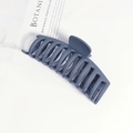 Detail of 14cm matte navy blue claw clip on minimalist fashion magazine background - Gray (14cm)
