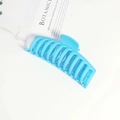 Matte light blue 14cm large shark hair claw clip for women elegant updo styling - Lake Blue (14cm)