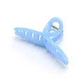 Pince à cheveux bleu clair élégante avec design croisé pour coiffure fille minimaliste - Bleu Gelée