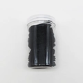 Set mit feinen schwarzen elastischen Haarnetzen in einer transparenten Dose - Schwarze Serie (Farbe 1)