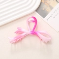 Eleganter Farbverlauf-Haarclip in Schmetterlingsform für Damen mit glänzendem Finish - Rosa