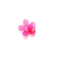 Eleganter rosafarbener Plumeria-Haarclip für Strandurlaube und stilvolle Frisuren - Rosarot