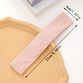 Fascia sportiva rosa a coste con silicone antiscivolo per corsa e allenamento fitness - Rosa