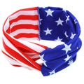 Fascia per neonata con bandiera americana stelle e strisce per festa nazionale - Croce