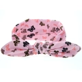Bandeau élastique rose pour enfants avec motifs papillons colorés et joli nœud papillon - Oreilles de Lapin Imprimé Papillon / Papillon