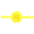 Fascia elastica per neonati con un vivace fiore di loto giallo in tessuto a strati - Giallo