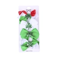 Set di 4 fermagli per capelli San Patrizio con fiocchi di trifoglio verde per bimbe - Multicolore