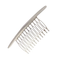 Pettine per capelli in lega d'argento lucido per basi di accessori sposa fai-da-te - Argento