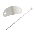 Set di forcine per capelli minimaliste in argento con decoro a cuore per acconciatura - Stile Cuore Argento