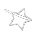 Stervormige parel haarspeld met zilverkleurig metaal en witte kralen voor vrouwen - Zilverkleur Parel Stijl / Zilverkleur Parel Stijl