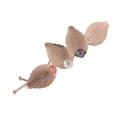 Elegante fermaglio per capelli in oro rosa con perle colorate in stile vintage chic - Oro rosa