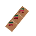 Close-up of vintage hair clip with colorful enamel strokes and gold metal edges - Orange