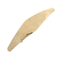 Fermaglio per capelli geometrico dorato minimalista con trama in metallo martellato - Oro