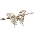 Forcina a farfalla in bronzo vintage con ali traforate per accessori fai-da-te - Oro Antico