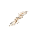 Funkelnde Kristall-Haarspange mit goldener Legierung und Marquise-Strasssteinen - Klarweiß (4)