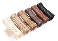 Set de 6 pinzas para el cabello rectangulares mate en tonos tierra para pelo grueso - 5# Café