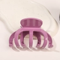 Détail montrant la pince à cheveux pieuvre violette brillante sur un support blanc - 10.2cm / Rose Violet Brillant (A11-33-31)