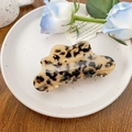 Pinza per capelli in acetato tartarugato con forma a nuvola irregolare e molla robusta - 10.5cm / Tartarugato Chiaro / Stile Tartarugato Chiaro (A11-55-23)