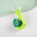 Pinza per capelli a lumaca in acetato di marmo verde brillante con design a occhi carini - 8.5*4.4cm / Verde