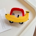Detailopname van een creatieve banaan-auto haarklem gemaakt van hoogwaardig acetaat - 4# Banaan Auto