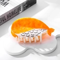Pinza para el pelo creativa con forma de sushi de langostino para un estilo divertido - Sushi Amarillo