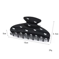 Specifiche dimensionali per molletta nera con motivo a cane, lunghezza 10cm - Nero / 10cm