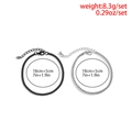 Punk style two-piece layered bracelet set with black Cuban chain and silver box chain links - Black Curb Chain and Silver Box Chain (03535)