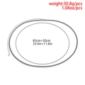 Silver punk metal body chain for men with adjustable extender and minimalist iron links - Silver