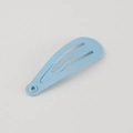 Minimalistische matt hellblaue Tropfen-Haarklammer für Kinder und Damen - 3cm / Hellblau