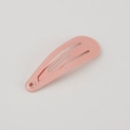 Barrette à cheveux rose 3cm en métal mat au design goutte d'eau pour petites filles - 3cm / Champagne