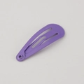 Barrette à cheveux violette de 3 cm en forme de goutte d'eau en métal laqué - 3cm / Violet Moyen