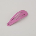 Barrette à cheveux goutte d'eau en métal violet mat de 3cm pour filles avec fermeture bb - 3cm / Rose Bonbon