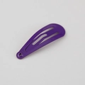 Barrette à cheveux goutte d'eau violette de 3 cm en métal laqué de couleur bonbon pour enfants - 3cm / Violet foncé