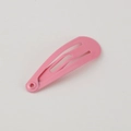 Barrette à cheveux rose de 3 cm en forme de goutte pour enfants, finition mate - 3cm / Rose foncé