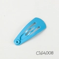 Single 2cm vibrant bright blue painted mini BB hair clip for babies and pets - Sky Blue