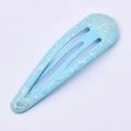 Funkelnde hellblaue Glitzer-Haarspange für Kinder mit mehrfarbigem Schimmer-Effekt - Hellblau Glitzer (24#)