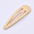 Beigefarbene Tropfen-Haarklammer mit buntem Glitzer-Finish für Mädchen und Frauen - Beige Glitzer (35#)