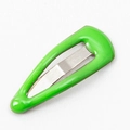 Grass green 2cm mini pet hair clip with polished drip glue finish for small dogs - Grass Green