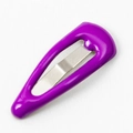 Mini 2cm purple metallic drop oil BB hair clip for small pets or doll hair decoration - Bright Purple