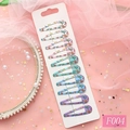 Set da 10 pezzi di fermagli per capelli con farfalle e fiori per bambine piccole - Paradiso delle Farfalle (F004)
