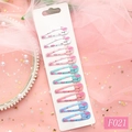 Lot de 10 barrettes cheveux flamant rose 5cm en métal pour filles couleurs pastel - Flamant Rose (F021)