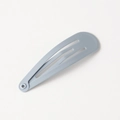 Classic matte grey-blue water drop BB hair clip with smooth lacquer finish for girls - Medium Grey