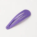Classic purple matte candy color teardrop snap hair clip with high-quality paint finish - Purple