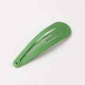 Classic water drop BB hair clip in matte grass green finish for women and girls - Dark Green