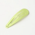 Classic mint green matte paint teardrop BB hair clip for children and women - Light Yellow