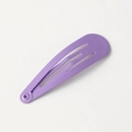 Classic matte purple teardrop metal BB hair clip for children's daily styling - Medium Purple