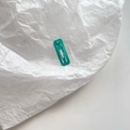 Mini clip BB rettangolare da 2cm in metallo verde acqua opaco per animali o bambole - Verde menta